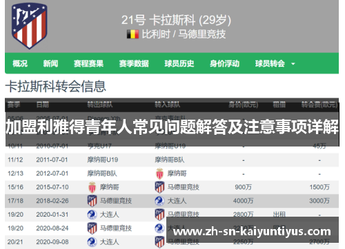 加盟利雅得青年人常见问题解答及注意事项详解